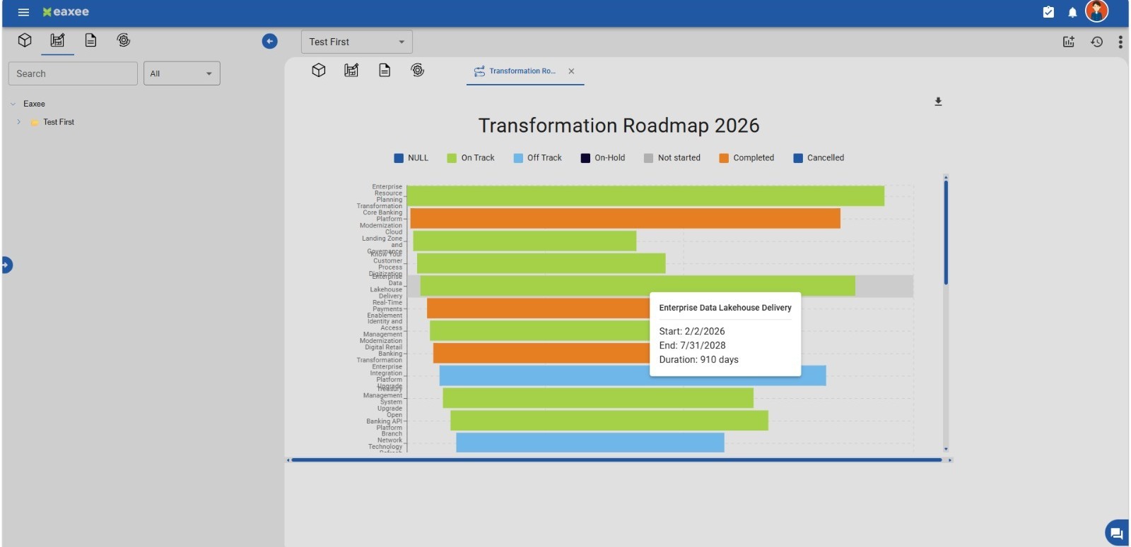 Roadmaps planning interface preview